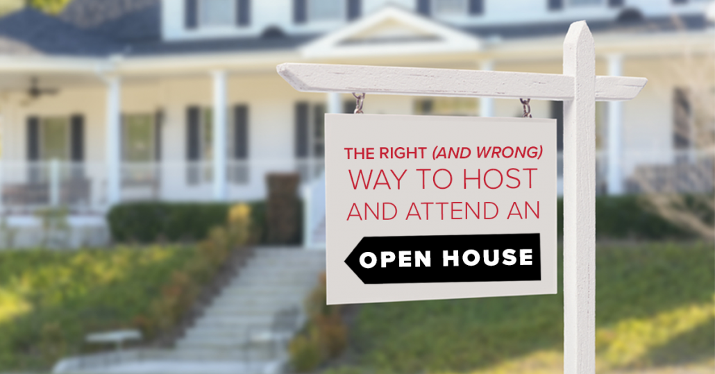 host and attend open house